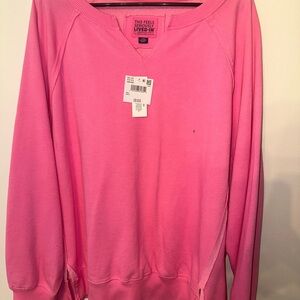 American Eagle Outfitters Pink Crewneck Sweater